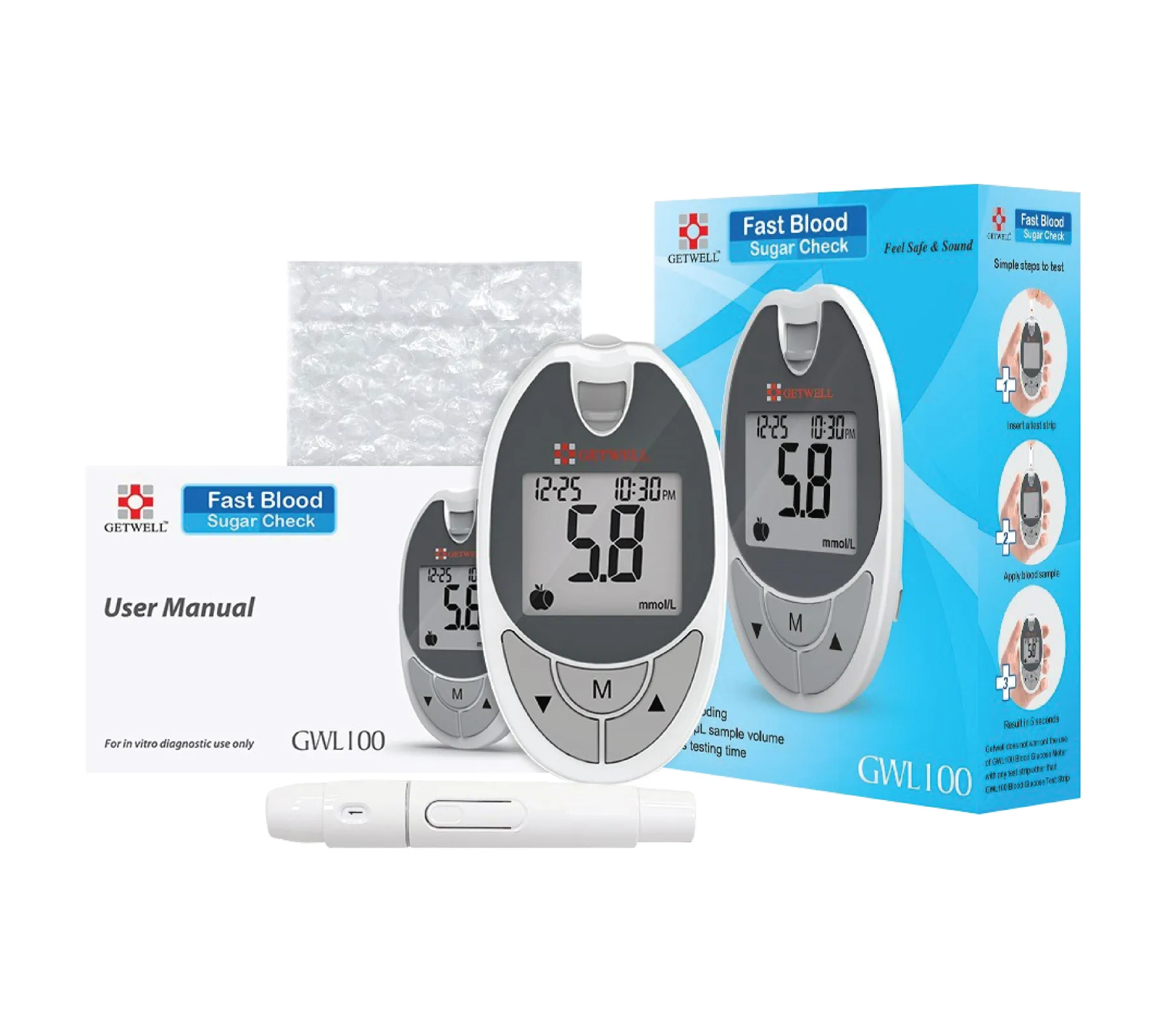 Fast Blood Sugar Check Machine