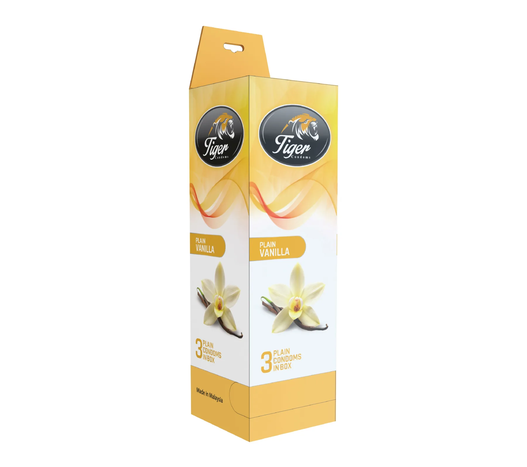 Tiger Condom Plain Vanilla Flavor (36 PCS)